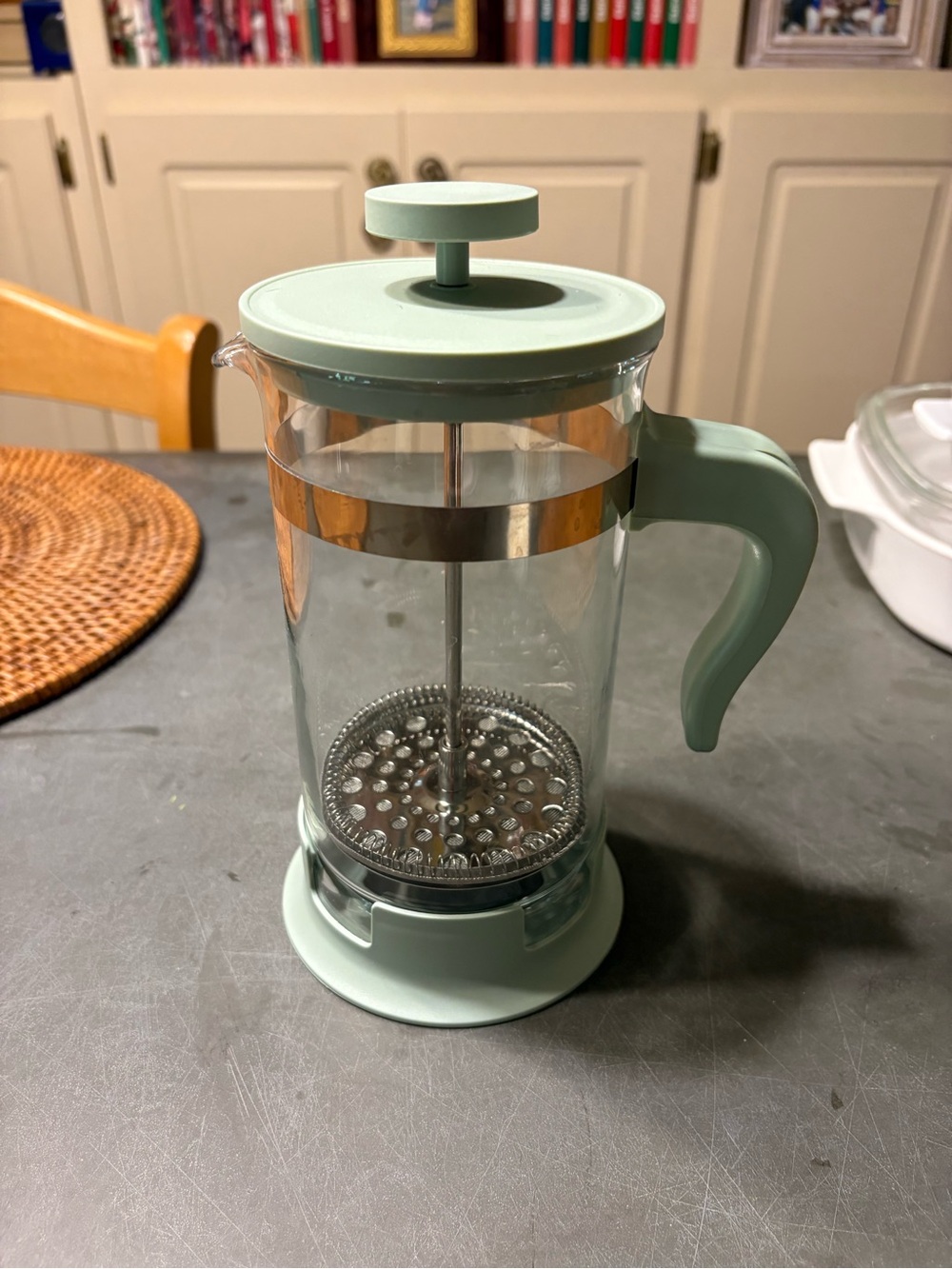 IKEA Mint Green French Press Coffee Maker